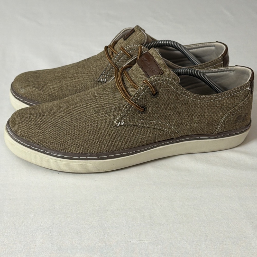 SKECHERS 64925 Relaxed fit gel infused memory foam mens Size 12 casual shoes Fit - Picture 3 of 16